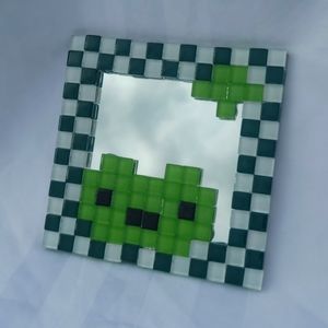 Mosaic Frog Mirror